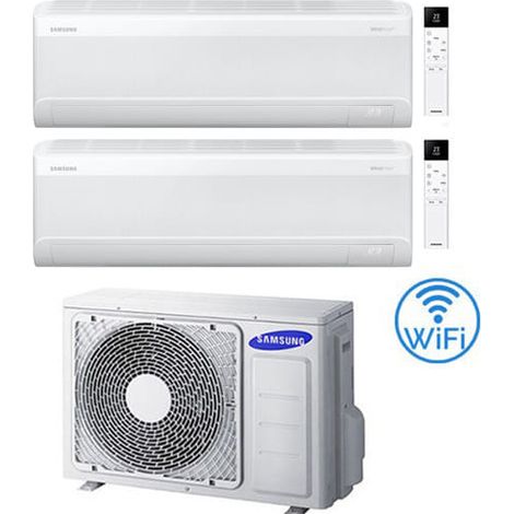 Climatizzatore Condizionatore Samsung Windfree Avant S2 R32 Wifi Dual Split Inverter 9000 + 9000 BTU con U.E. AJ040TXJ2KG/EU NOVITÁ 2025 Classe A+++/A++