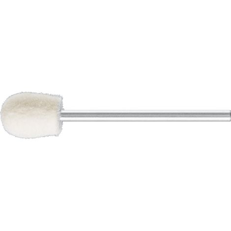 PFERD TOOLS mittelharte Filzpolierstifte Tropfenform Ø 8x12 mm Schaft-Ø 2,35 mm 10 Stk (1/4)