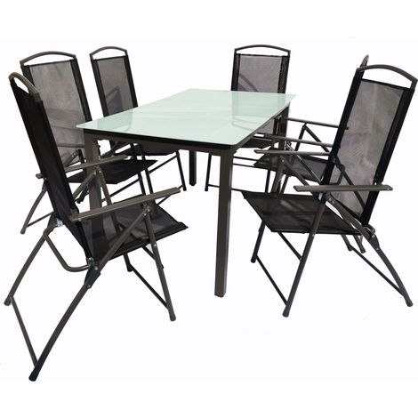7 pz Gruppo di sedute Mobili da giardino Set 140M 105x140x80 - VCM