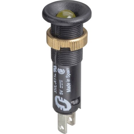 Voyant LED orange 8 mm 24 V - lumière vive et efficace pour la signalisation. (1/3)