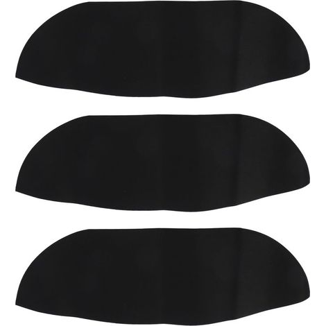 Lot de 3 doublures en feutre pour jardinières suspendues, jardinières de fenêtre, pour plantes, fleurs, clôtures de jardin, noir, 91,4 cm/36 pouces (1/5)