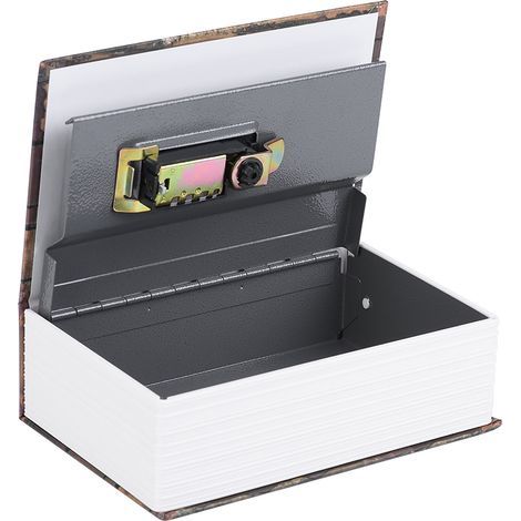 Coffre-fort discret pour livres avec cadenas à code - Parfait pour bijoux, argent liquide et objets précieux (1/5)