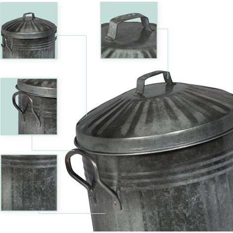 Ashtray with lid 10 l (1/5)