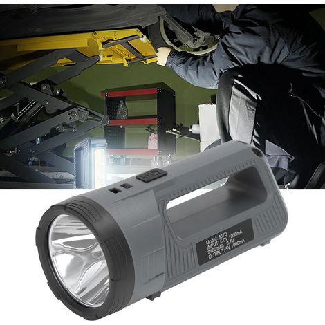 Hochleistungs-Tragscheinwerfer, multifunktionale Powerbank mit USB-Ladeausgang, 2400 mAh LED-Signalscheinwerfer (1/5)