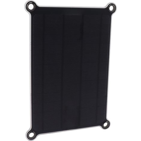 Mini panneau solaire 10W 5V à conversion d'énergie élevée, chargeur solaire monocristallin USB pour le camping en plein air (1/5)