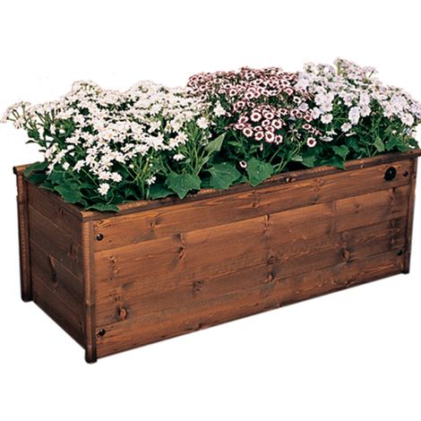 Fioriere In legno Portavasi da Giardino Balcone per esterno MADE IN ITALY Mod. Geranio L100 x P40 x 35H (1/3)
