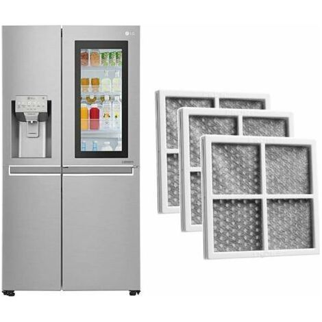 Lote de 3 filtros de aire de repuesto LG Pure n Fresh para nevera y congelador, compatibles con los modelos LG LT120F, LFX31925SW y LFX31925SB FLITI (1/4)