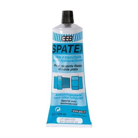Pâte à joint pour étanchéité des raccords filetés – Résistance de -20°C à 100°C – 125 ml – GEB