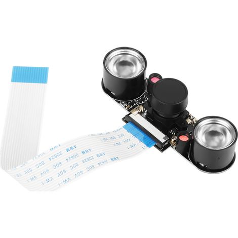 Carte de Module de caméra à Angle de Vision de 130 °, Vision nocturne de 5 millions de Pixels pour Raspberry Pi B 3/2 (1/5)