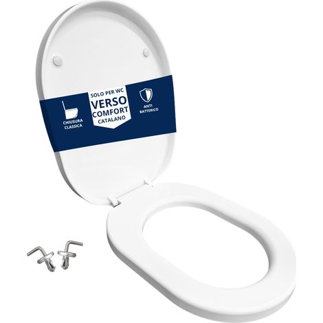 Copriwater Verso Comfort Catalano termoindurente bianco Come Originale (1/4)