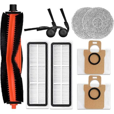 Filtre pour aspirateur brosse pour aspirateur Filtre de brosse pour aspirateur filtre de avec Xiaomi Robot Aspirateur H50 Pro /OV42GL Accessoires Main Side Brosse Serpillière Cloth HEPA Filtre Sac à p (1/5)