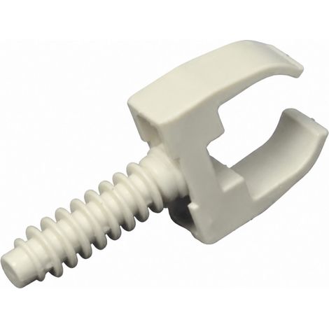 Clip + tasselli per tubo IRL D.20mm - 10 pezzi
