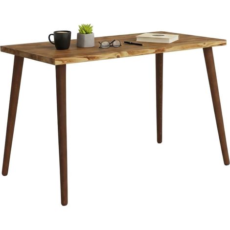 Dmora - Schreibtisch Euphro, Mehrzweckschreibtisch, Bürotisch für PC, Eckschreibtisch, 110x60h73 cm, Eiche, mit verstärkter Verpackung