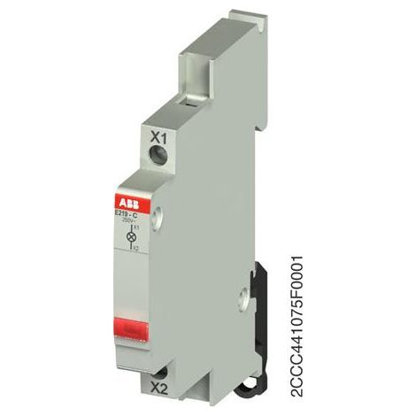 Voyant lumineux 1 LED Rouge 110-220V Dc 2CCA703406R0001 ABB 703406