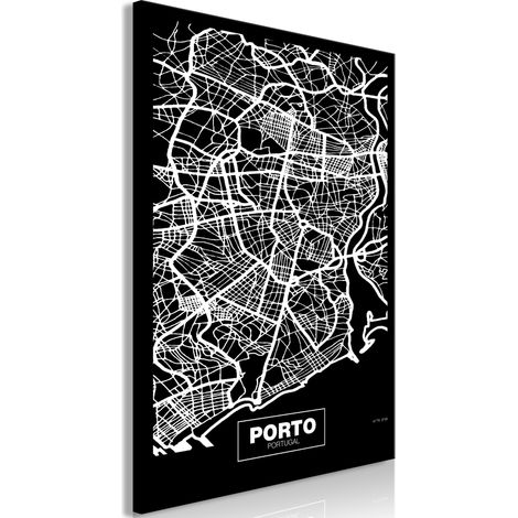 Abbildung – Negativkarte: Porto (1-teilig) vertikal (1/3)