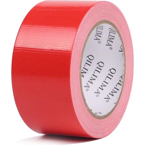 Ruban Toilé Rouge 50mmx25m Gaffa Américain Étanche (1/5)