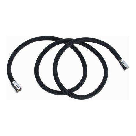 Tubo Doccia Flessibile 2 Metri Nero Opaco 200 Cm Bagno Laccio Doccetta Box 87289 (1/2)