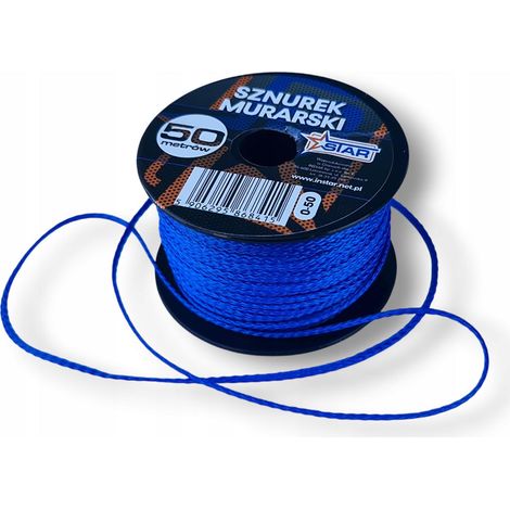 SEHR STARKE BLAUE BAUSTEINSCHNUR 50M KREIDESCHNUR