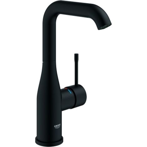 GROHE Grifo electrónico para lavabo Essence 241771 L-Size cuerpo liso phantom black, 24177KF1