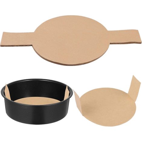Lot de 100 feuilles de papier sulfurisé jetables pour friteuses à air, de forme ronde et antiadhésives.-AquaForge (1/5)