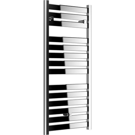 Signature Astor Flat Panel Heated Towel Rail 1150mm H x 500mm W - Chrome