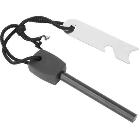 Allume-feu portable en magnésium avec grattoir pour la survie en pleine nature et la randonnée (1/5)