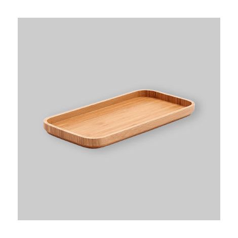 Plateau de salle de bain en bambou 30x15 cm Wood Line (1/5)