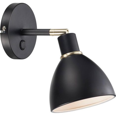 RAY applique murale Métal Noir E14 - Nordlux 63191003 (1/2)