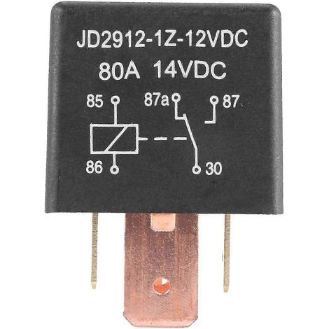 Relais 80 A CC 12 V 5 broches à monter soi-même pour voiture, camion, véhicule (trec) (1/5)