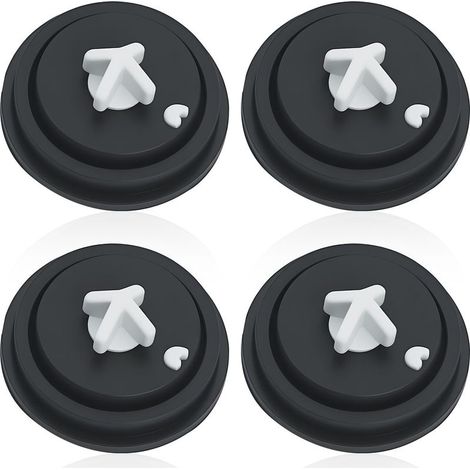 4PCS Joint Chasse d'eau WC,Rondelles de Joint Chasse d'Eau WC Joints de Diaphragme à Entrée Latérale pour L'Entretien des Chasses D'eau des Toilettes (1/5)
