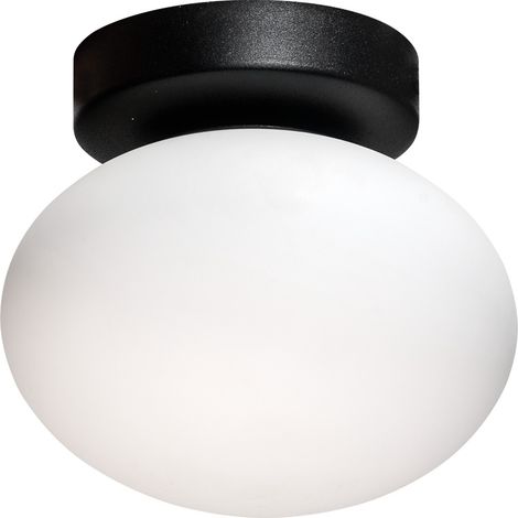 Plafonnier ovale verre blanc OMI Zuma Line 1xG9 15cm (1/2)