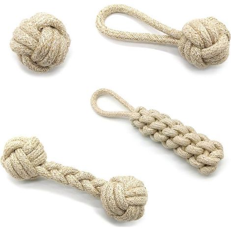 Zubehör für Welpen-Backenzähne, Hundeverhaltenskorrektur, niedliche Knotenbälle aus Baumwolle, Spielzeug