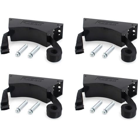 Convient pour 4 supports de réservoir de propane, supports de bouteilles de gaz, supports muraux de bouteilles de gaz, supports de bouteilles de gaz adaptés aux adoucisseurs d'eau pour VR. (1/5)