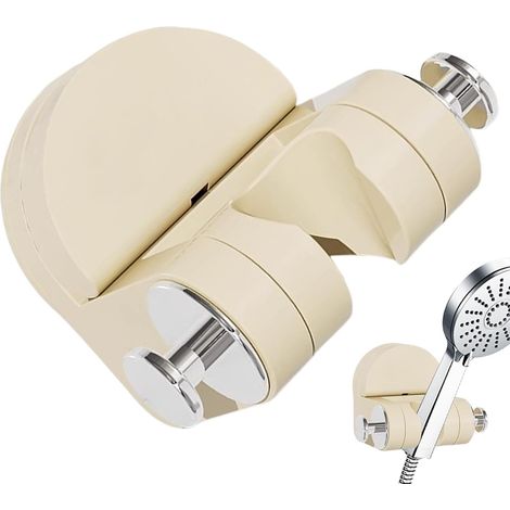 Support de douche mural multifonctionnel sans perçage pour brosse et pommeau de douche