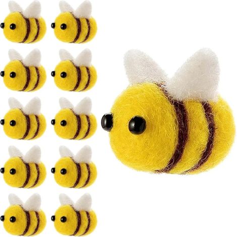 10 mini-peignoir d'abeille, petite abeille, personnage dispersé, peignoir d'abeille, peignoir d'abeille, bébé baignade (1/5)