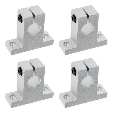 Pair - 4x SK16 Support d'arbre Linéaire 16mm CNC Unités de Glissière à Billes à Mouvement Linéaire Support de Rail Guide d'arbre pour Imprimante 3D Machine Multi-axes (1/5)