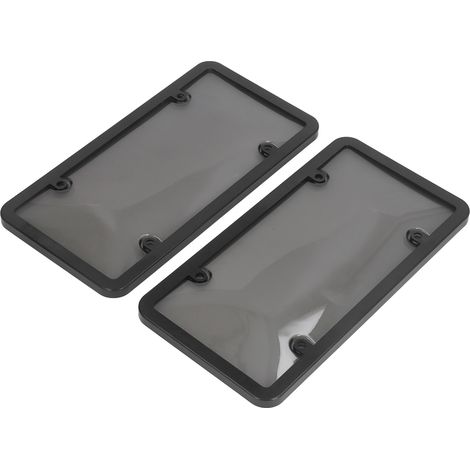 Kennzeichenhalterungssatz, getöntes Plexiglas, UV-beständig, für den Außenbereich von Pkw/Pickups (1/5)