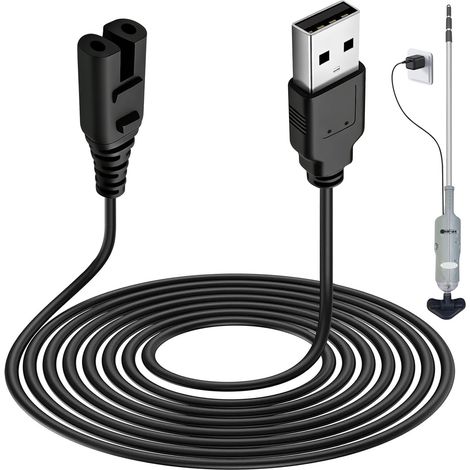 Câble de données USB 5 V pour Intex 28620 28620E 28620NP 12269 CL1704, chargeur pour aspirateur de piscine Intex ZR100, câble de remplacement de 1,5 m pour aspirateur de piscine portable  Chargeur (1/5)