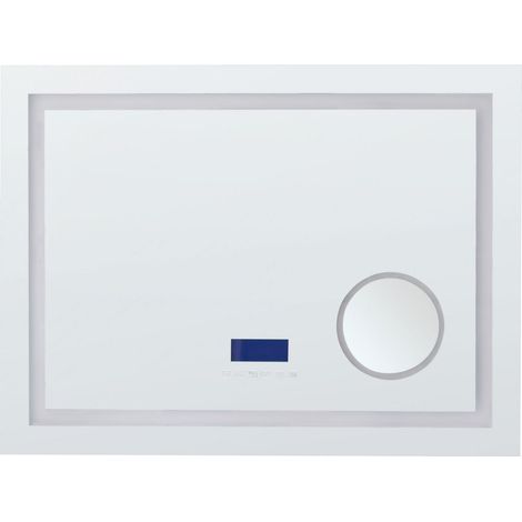 LED Bathroom Mirror THAIX 80 cm 60 cm Silver (1/5)