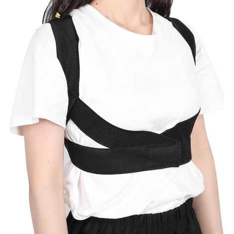 Ceinture Lombaire Correctrice pour Adultes - Soutien Dorsal Anti-Douleur Noir (1/5)