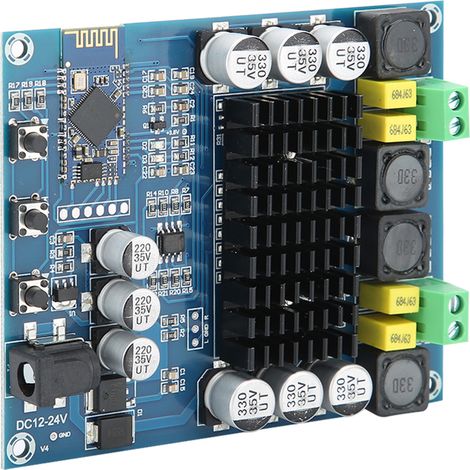 Module Bluetooth M548 à double canal audio, carte d'amplification numérique 120 W x 2 (1/5)