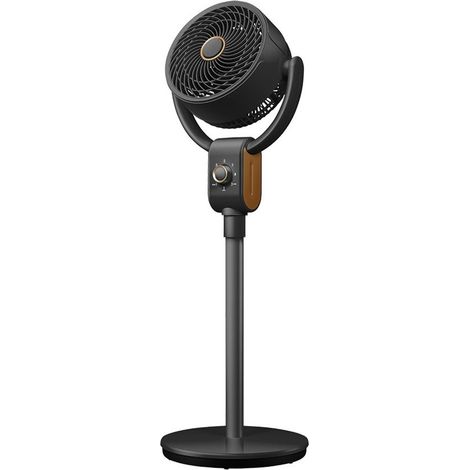 "Montenegro" verstellbarer fester und drehbarer Standventilator (40W AC-Motor, 3 Geschwindigkeiten), schwarz (1/2)