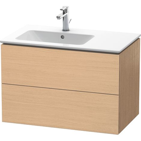Duravit L-Cube Waschtischunterbau wandhängend, 2 Schubkästen,