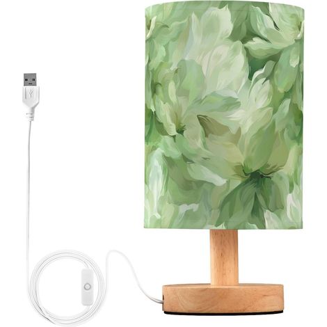 Lampe LED vert clair style turquoise pour enfants veilleuse (1/5)