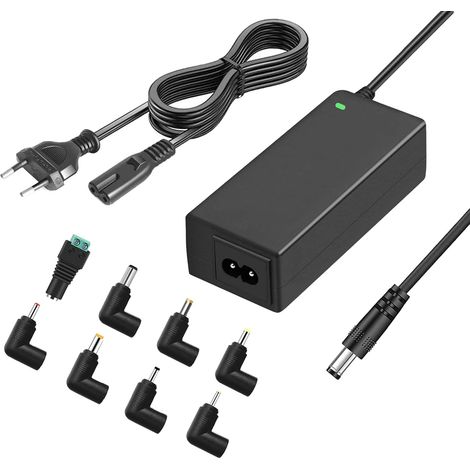 Alimentation 12V 5A, AC100-240V vers DC 12 Volt 5 A Adaptateur Euro Plug, Compatible avec Système de sécurité CCTV Moniteur LCD LED Strip. (1/5)