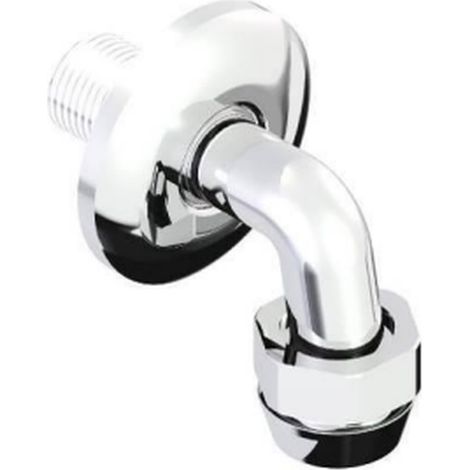 Curva a parete per alimentazione finitura cromata - Idral Modern 09030/1CU12
