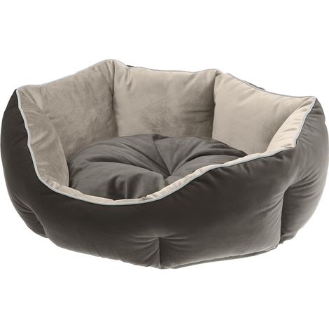 Ferplast QUEEN Soffice divanetto in tessuto per cani e gatti. Vari colori e misure.. Variante 45 - Misure: 44 x 40 x h 16 cm - Grigio (1/3)