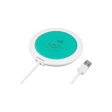 Tapis chauffant USB pour tasse, isolant thermique, réchaud de bureau noir (1/3)