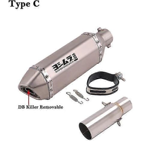 Silenciador De Escape Para Motocicleta, Tubo De Enlace Medio, Db Killer, Para Piaggio Beverly 125, 300, Mp3, 125, 250, 300, Lt, X10, 2008-2016( C) (1/5)