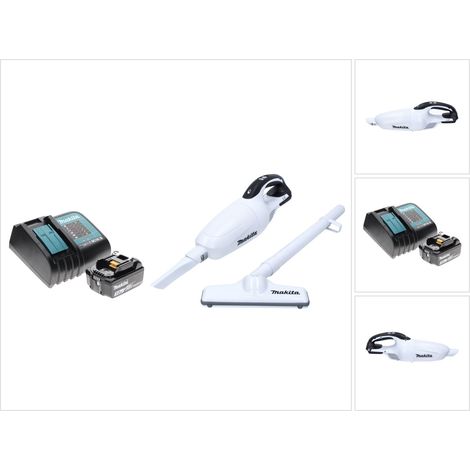 Aspiratore a batteria Makita DCL 181 FSF1 W 18 V bianco + 1x batteria ricaricabile 3,0 Ah + caricabatterie (1/5)